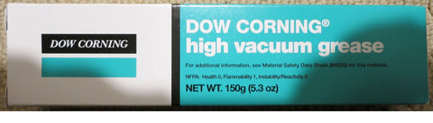 Dow Corning high vacuum grease tube with teal packaging, 150 g (5.3 oz)