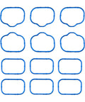 Engine Intake Manifold Gasket Set For Jeep Grand Cherokee And Compatible Ram And Chrysler Vehicles Premium Gasket Kit For LeakFree Seal And Easy Install, blue rubber gaskets