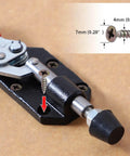 Toggle Clamp With Quick Release, 20mm Adjustable Cast Iron Push Pull Clamp For Woodworking Jigs And Fixtures.