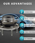 Front Wheel Bearing Hub Assembly 515054 Fits Cadillac Escalade 2002 2006 Chevrolet Avalanche with highlighted features