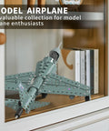 Display of Metal Airplane Model Kit For Kids 8 9 10 11 12 Teens Hands On DIY STEM Building Toys With 282 Durable Metal Components