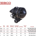 Omega Pro 3SZ Spincast Reel With 10 Pound Line, Size 30, Black, Power Packed Build With Aluminum Covers, Dual Paddle Handle