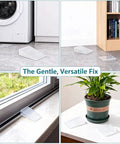 Heavy Duty Clear Plastic Shims And Leveling Wedges For Wobbly Toilets Furniture And Appliances Trim To Fit stackable non-slip stabilizers used under a washing machine and furniture.