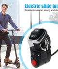 Electric Scooter Handlebar Light Switch Controller With On Off Button And Turn Signals Dimmer Plate Auto Timer