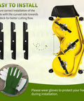 Installation guide for high lift replacement blades for 36 and 52 inch decks that fit Scag Tiger Cub Wildcat Turf Tiger lawn mowers.
