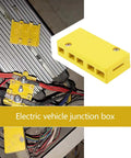 Two Pack Five Pole Junction Box For Electric Bicycle Motor Controller Wire Harness Insulation Case With Screw Nuts 78.5