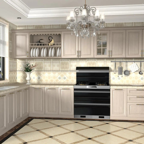 Solid Cabinet Pulls And Drawer Handles 10 Pack Featuring Smooth Brushed Nickel Finish With Straight Up Gold Accents For A Game Changer Kitchen Refresh That Slaps Style Onto Your Favorite Cabinetry Setup Today in a modern kitchen setting.