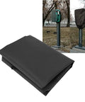 Kickass Weatherproof EV Charger Cover With Tough Rainproof Shield For Outdoor Electric Vehicle Wall Socket and Dust Snow Guard, black fabric.