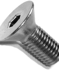 Flat Head Socket Cap Screws 5/16-24 X 3/4 Stainless Steel Fine Thread, 6 Pack, close-up view of a single screw