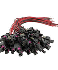 Premium Engine Coolant Temperature Sensor Connector And Wiring Harness Kit with multiple connectors and wires for easy installation.