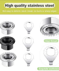 24 Piece Go To Bike Axle Nuts And Washers Kit M8 M9.5 M10 For Mountain And Road Bikes Heavy Duty Steel Wheel Bolts Set With Washers
