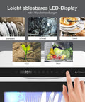 Compact Mini Wifi Smart Countertop Dishwasher With 5L Built In Water Tank And Six Wash Programs control panel with LED display