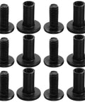 40 Piece Furniture Connector Set With Hex Head Bolts And Dowel Barrel Nuts For Quick DIY Assembly of metal screws and nuts