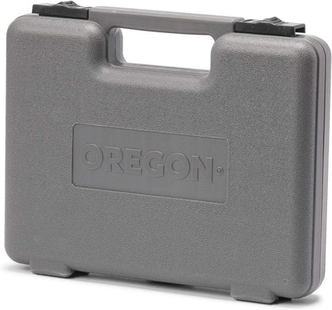 Heavy-duty plastic case for All In One Chainsaw Chain Sharpening Kit With Heavy Duty Hard Case Includes Round And Flat Files