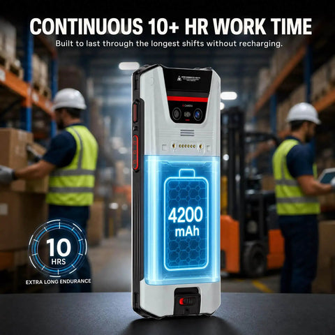 Android Barcode Scanner Powerhouse With 4G LTE And 4GB RAM 64GB ROM Supports 1D 2D And QR Codes Android 13 Wireless PDA