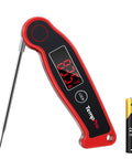 Waterproof Digital Meat Thermometer With Ambidextrous Backlit Display 0.5 Second Thermocouple Read Pro Grade Food Thermometer