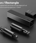 3 In 1 Do It All Rivet Nut Tool Kit For Quick Fixes, shown with metal rectangle and cylindrical attachments