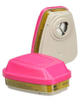 P100 Respirator Cartridge 60926 Pair NIOSH Approved For Organic Vapors Acid Gases Ammonia Methylamine Formaldehyde And Particulates