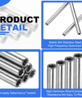 Linear Motion Rod Shaft Guide Kit Pro Grade Quality Includes Two 6mm By 100mm 304 Stainless Steel End Hollow Rods in package