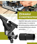 Rock Solid Router Edge Guide Replacement Knockout Precision Control Fits DeWalt Dwp611 and Ryobi Re180Pl1g, durable construction view.