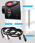 Plug And Play Start Stop VTS Switch Housing With Two Switches For SeaDoo SP SPX GSI GSX GSX LTD XP Boat Models Replacement 277000877 277000497 278000427 278000501 278001115 One Touch Control Button Assembly, featuring switch casing, start-stop button, cables, and ties.