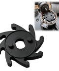 Internal Grinder Impeller Replacement For Smart Grinder BCG800XL, Coffee Bean Feed Component, Replacement Part For Grinder Maintenance, Troubleshoot Feeding Issues, Easy Fit And Durable Build, black plastic