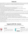 Dope Esp32-S3 1.8 Inch Amoled Touch Screen Module Featuring Ft3168 Capacitive Chip And Xtensa Dual Core Processor With Bluetooth And Wifi Support For Your Next Hella Cool Diy Project, showing detailed features and specifications.