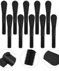 Dead Tight 10 Pcs Zinc Alloy Wing Handle Machine Tool Clamping Nut Set showing black wing handle screws with threaded shafts.