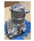Ride Ready Car Ac Electric Hybrid Compressor Compatible With Mercedes Benz S Class W221 S400 Cooling System Replacement Part A0032305311 side view with aluminum alloy finish.