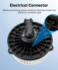 Honda Compatible Front HVAC Heater Blower Motor Fan Assembly electrical connector detail