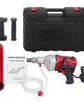Powerful Beast 1500W 2 In 1 Wet And Dry Handheld Concrete Core Drill With Diamond Core Bits, carrying case, and accessories.