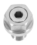 Premium Self Tapping Oil Drain Plug Bolt Repair Kit With Durable Rubber Gasket For Fast Car Fix And Smooth Auto Maintenance To Stop Leaks No Hassle On Your Vehicle Sturdy Seal That Gets The Job Done Right Now, metal plug close-up