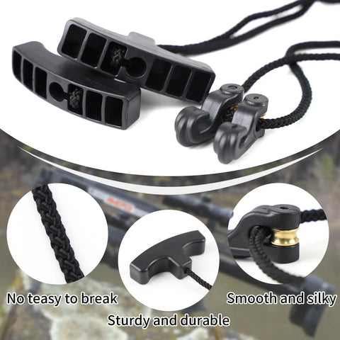 Crossbow Cocking Rope With Dual Handles For Easy Labor Saving Cocking Effort Quick Smooth Pull No Sweat Gear close-up