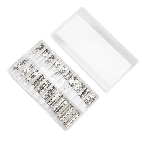 Watch Spring Bar Kit 300 Pieces 20 Sizes 8mm To 27mm Stainless Steel Pins Tool Set with Plastic Storage Box, open view