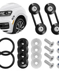 Heavy Duty Car Bumper Quick Release Kit With CNC Billet Aluminum Fasteners, Stainless Bolts, Nuts And Washers, Nitrile Rubber O Rings