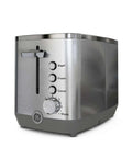2 Slice Stainless Steel Toaster With Extra Wide Slots For Bagels, Bread, Waffles And More, 7 Shade Settings, removable tray