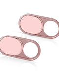 Shield Your Webcam Today With This Sleek Pink Slide Cover For Laptops Phones And Tablets Featuring Smooth Metal Slider.