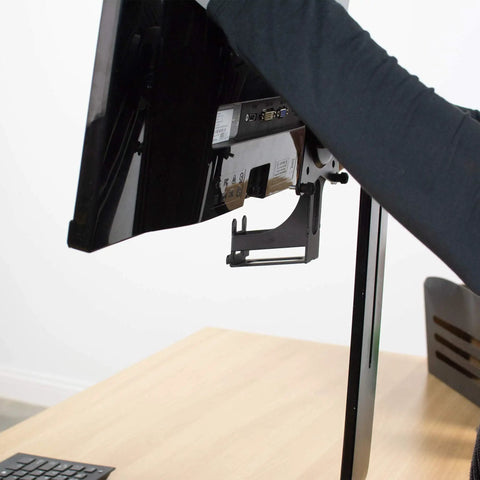 Installing Quick Attach VESA Adapter Plate Mount For Acer And ViewSonic Monitors Supporting R240HY bidx SB220Q black bracket