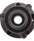 Front Wheel Bearing And Hub Assembly For Hyundai Kona Featuring Rock Solid OE Design and smooth rolling axle joint view from above.