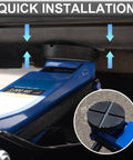 Universal Floor Jack Pad And Cross Beam Adapter For Pinch Weld Protection, 3 Ton Capacity, installed on vehicle