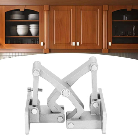 Hidden Stainless Steel Door Hinge For Wood Cabinets And Tables, Built To Last Heavy Duty Invisible Hinge With Laminated Link