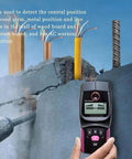 Stud Finder Wall Scanner, Electronic Stud Detector with LCD Display used to locate wood, metal, and live wires behind walls.
