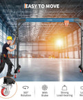 2 Ton Gantry Crane With Adjustable 8 To 12 Ft Height, 4400 Lbs Capacity, Manual Trolley Hoist, Hooks And Shackles in warehouse