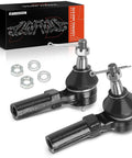 Chevy Corvette Front Outer Tie Rod End Replacement For Precision Steering And Fixing Uneven Tire Wear Fits Left Or Right Driver Or Passenger Side 1986 1996, black steel with boot