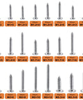 Must Have 1440 Pcs Mini Screws Self Tapping Phillips Pan Head Micro Screws For Small Electronics Sizes M1 Through M2 Variety