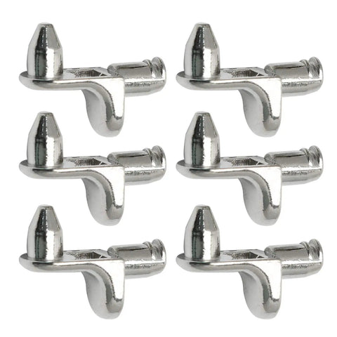 Built Tough Steel Shelf Support Pegs With 5mm Pins 10 Pack Heavy Duty Cabinet Hardware For Kitchens And Bookshelves Ridiculously Sturdy keeps planks locked in.