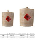 No Fuss Ceramic Rice Dispenser Jar With Lock Tight Lid, Top Shelf Bulk Grain And Coffee Storage Tub, Airtight Kitchen Pantry Bin.