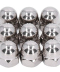 Fabater 50 Pcs A2 70 Stainless Steel Cap Nut Kit With Precise Threads For Auto Repair, Machining And Heavy Equipment Maintenance Installation Durable And Secure Fit Fastener Accessory, 50 stainless steel cap nuts