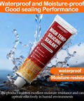 Extreme Heat Silicone Sealant For Grills And Ovens, Waterproof And Insulating Adhesive With High Arc Resistance, 100ml tube