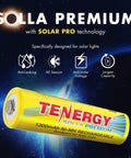 Premium Rechargeable NiMH AA Battery 1300mAh For Solar Garden Lights with Tenergy branding and anti-leak design